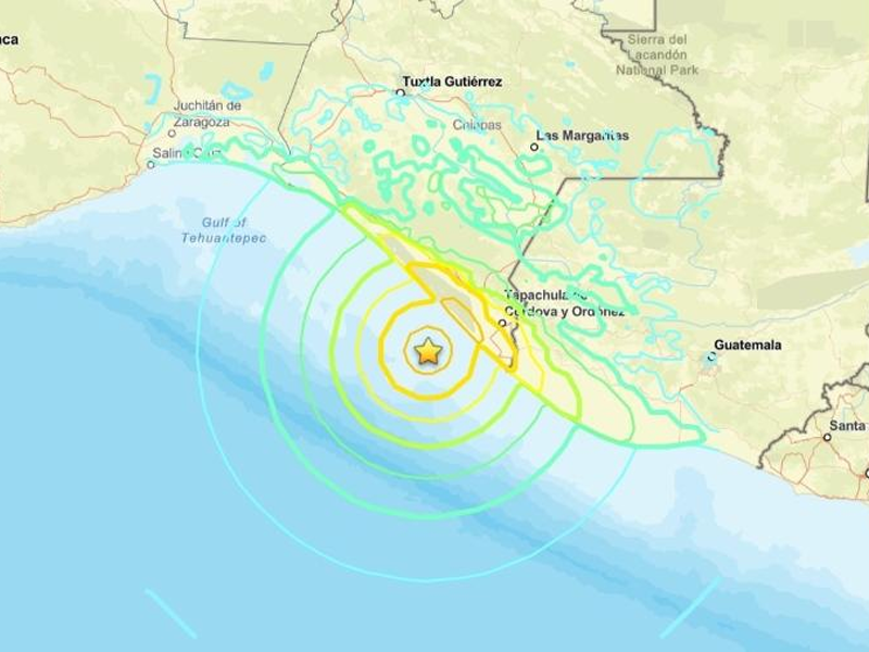 Terremoto de magnitude 7,4 atinge o sul do México e provoca evacuação de prédios