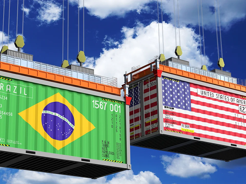 Tarifa adicional dos EUA sobre produtos brasileiros entra em vigor nesta quarta-feira (22)