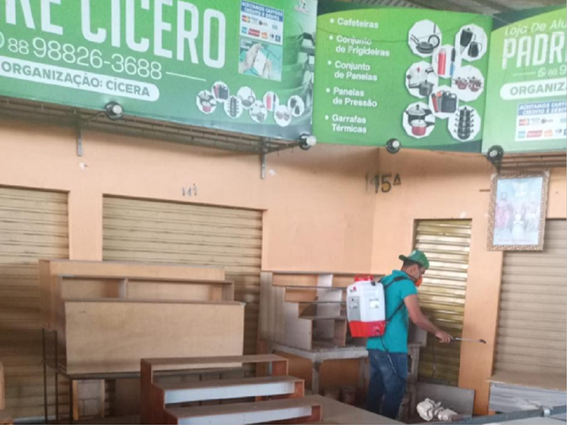 Juazeiro segue com dedetização em mercados públicos e rodoviária até 18 de agosto
