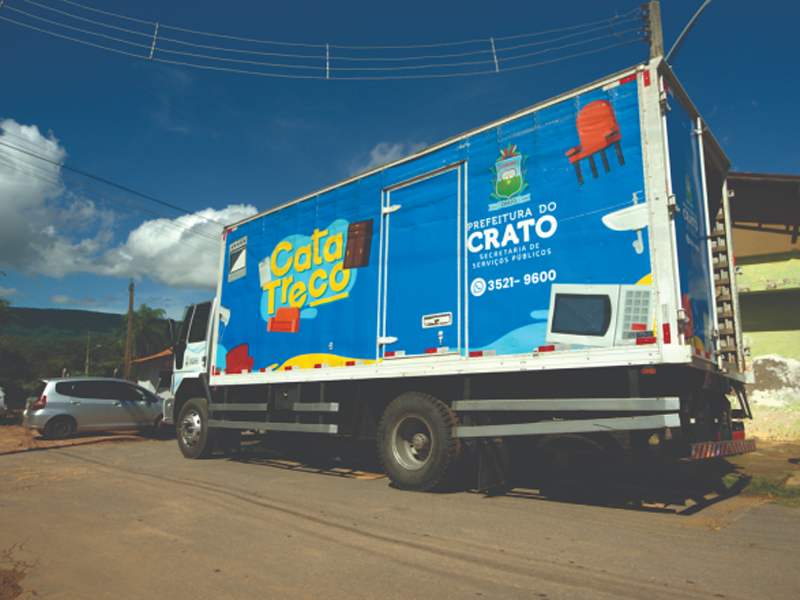 Cata Treco atende bairros do Crato nesta semana e realiza coleta de pneus na sexta (05)
