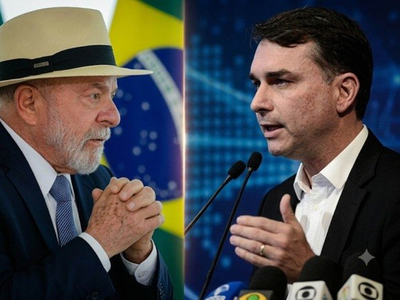 Pesquisa Nexus/BTG aponta empate técnico entre Lula e Flávio Bolsonaro no 2º turno