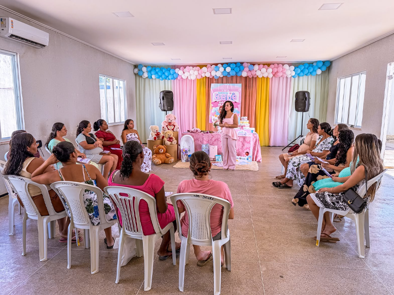11ª Semana do Bebê em Salitre: CRAS sede promove encontro especial sobre a importância da amamentação