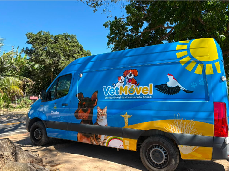 VetMóvel inicia programação de agosto com atendimento veterinário gratuito no Crato