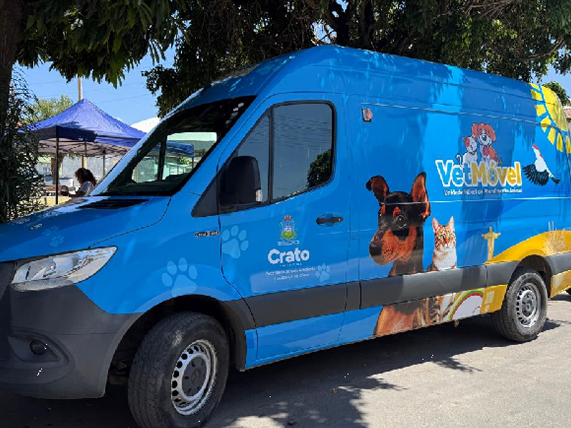 VetMóvel realiza atendimentos em cinco localidades do Crato nesta semana