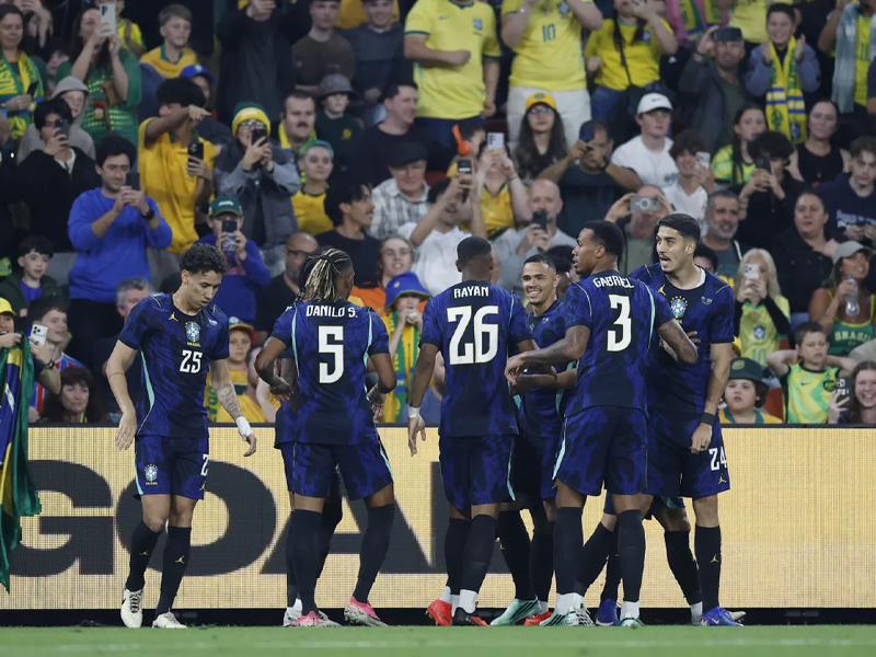 Seleção Brasileira supera Austrália por 4 a 2 em amistoso na Austrália