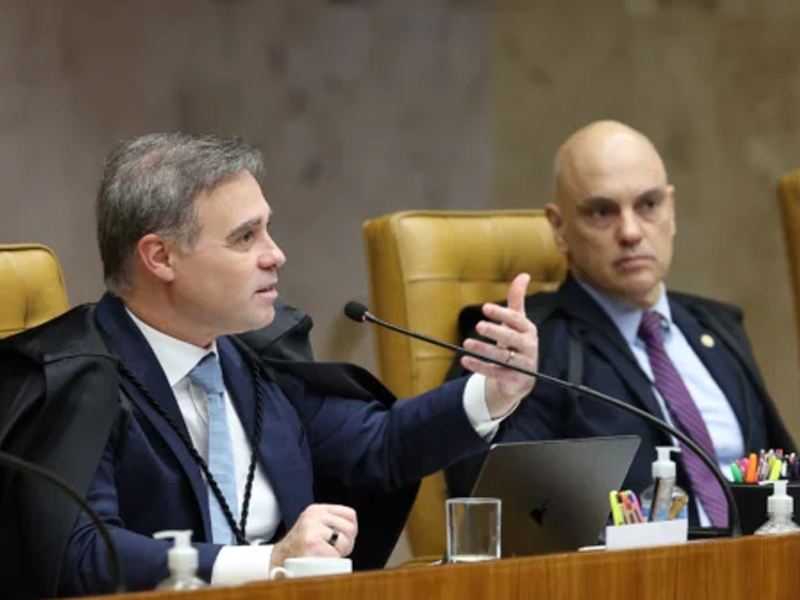 Moraes e Mendonça batem boca durante sessão do STF sobre crise do Banco Master; sessão volta às 15h