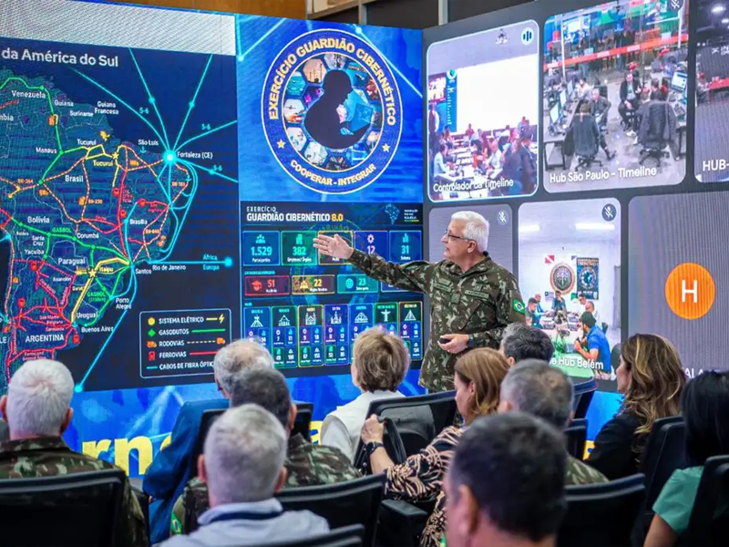 Exército realiza exercício de defesa cibernética às vésperas das eleições de 2026