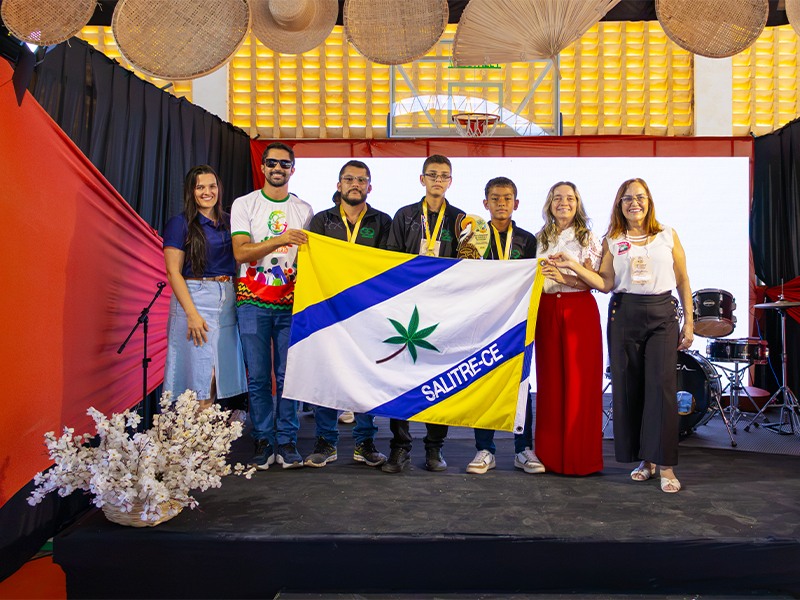 Educação de Salitre conquista o 1º lugar na Etapa Regional do Ceará Científico pelo 2º ano consecutivo