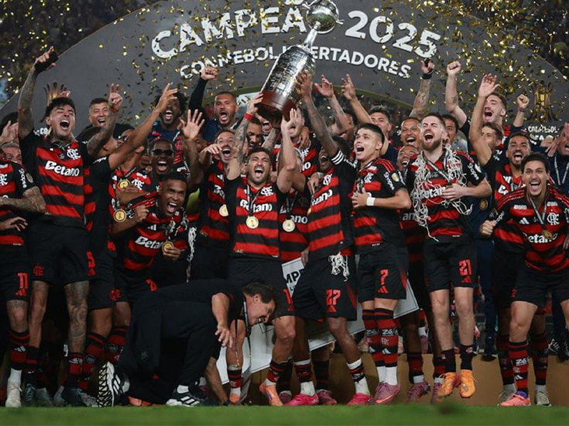 Flamengo é indicado ao prêmio de melhor clube masculino do mundo na Bola de Ouro 2026