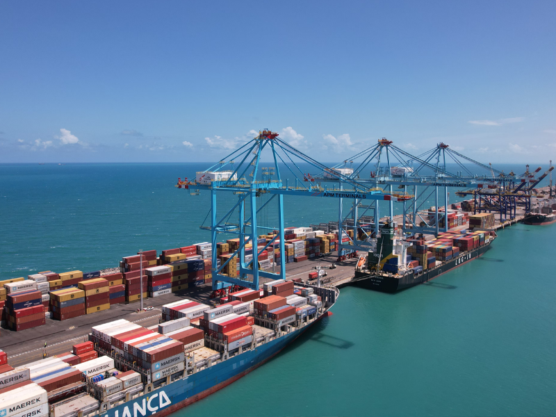 Ceará registra melhor mês de exportações em 2026 e amplia presença no mercado internacional
