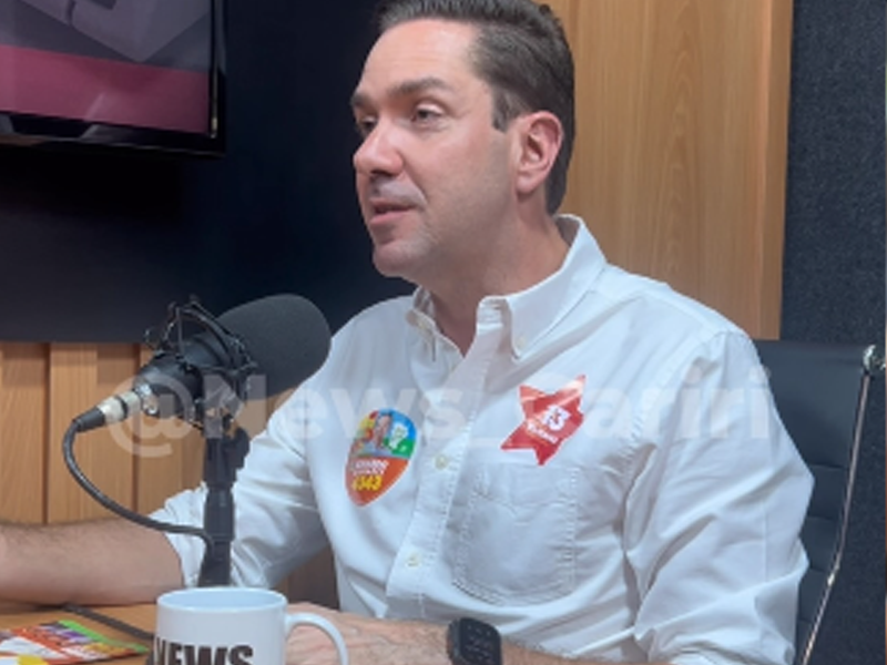 Vídeo: Candidato a Deputado Estadual, Eduardo Bismarck, fala de campanha à reeleição e balanço do mandato