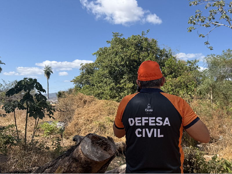 Defesa Civil do Crato orienta população sobre cuidados durante período de baixa umidade