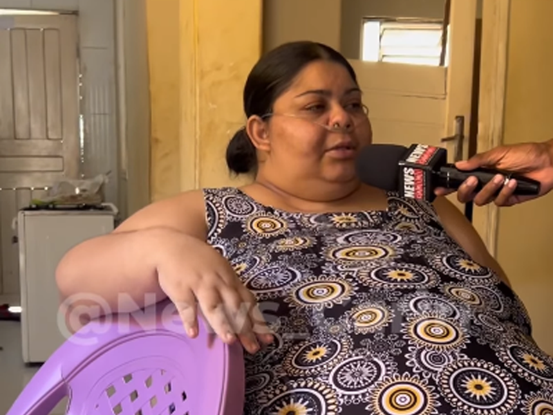 Vídeo: Pesando 180kg, mulher pede ajuda para fazer cirurgia de redução do estômago e manter filhos após ter auxílio-doença e metade do bolsa família cortados