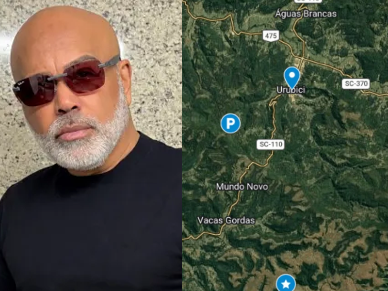Celular do cantor Rick emite sinal durante buscas por helicóptero desaparecido em SC