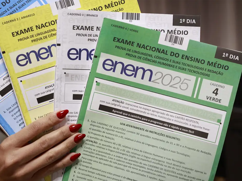 Ceará registra mais de 261 mil inscritos no Enem 2026, queda de 5% em relação ao ano anterior