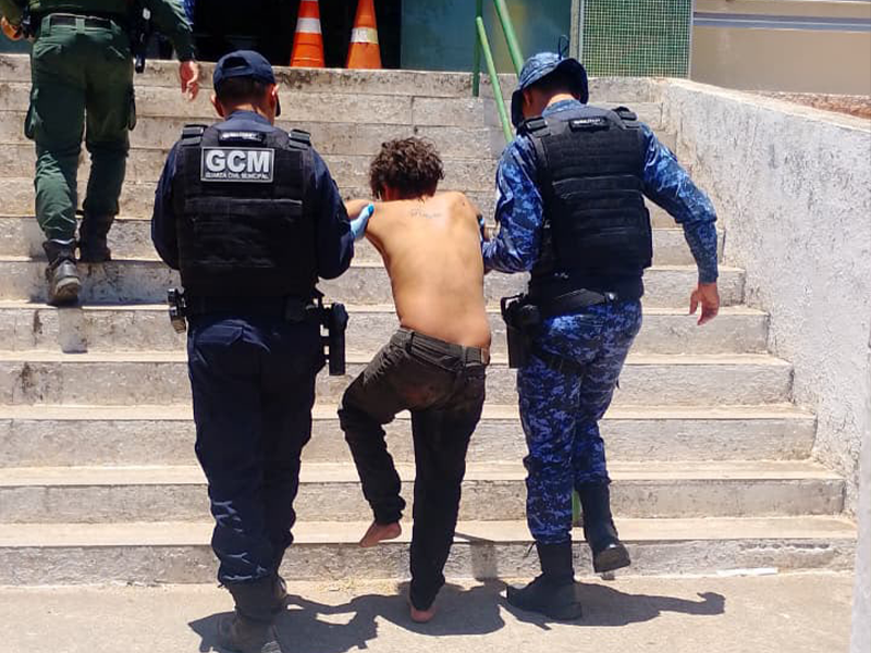 🔴AO VIVO: homem que teve tornozeleira eletrônica rompida é preso pela Guarda Civil do Crato