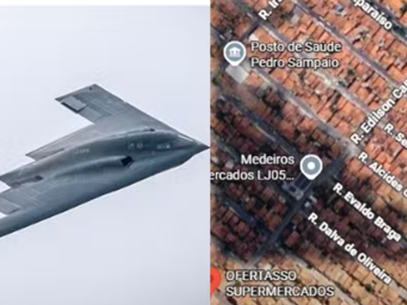 Sombra em formato de avião viraliza no Ceará, mas imagem de satélite explica fenômeno