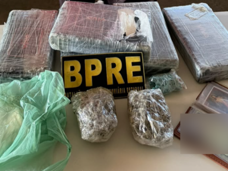 PMCE realiza prisão e apreende mais de 5 kg de drogas durante abordagem em Campos Sales